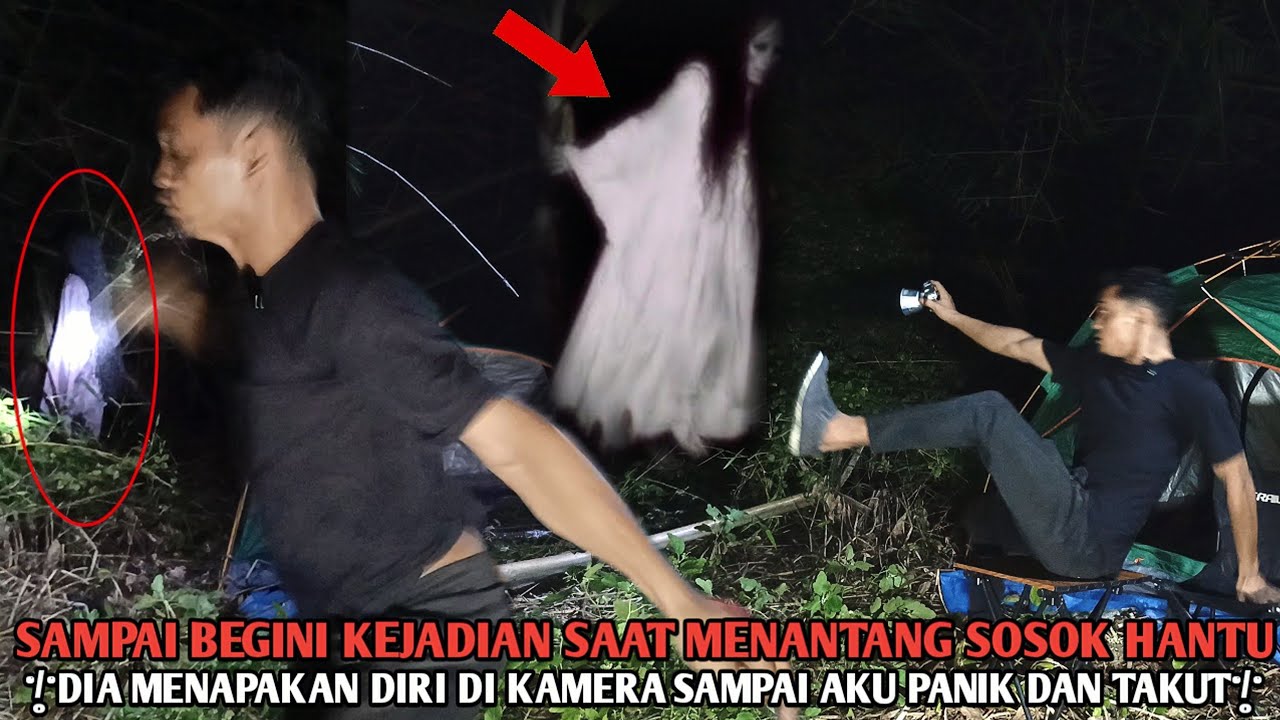 Camping horoR Video ini Sungguh Mengerikan semua Hantu Pohon bambu keluar Menyerang Saya