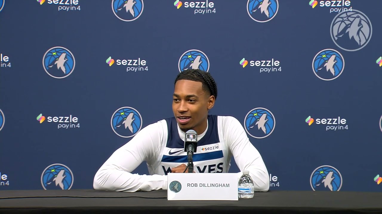 Rob Dillingham 2025 Wolves Media Day Press Conference | 09.29.25