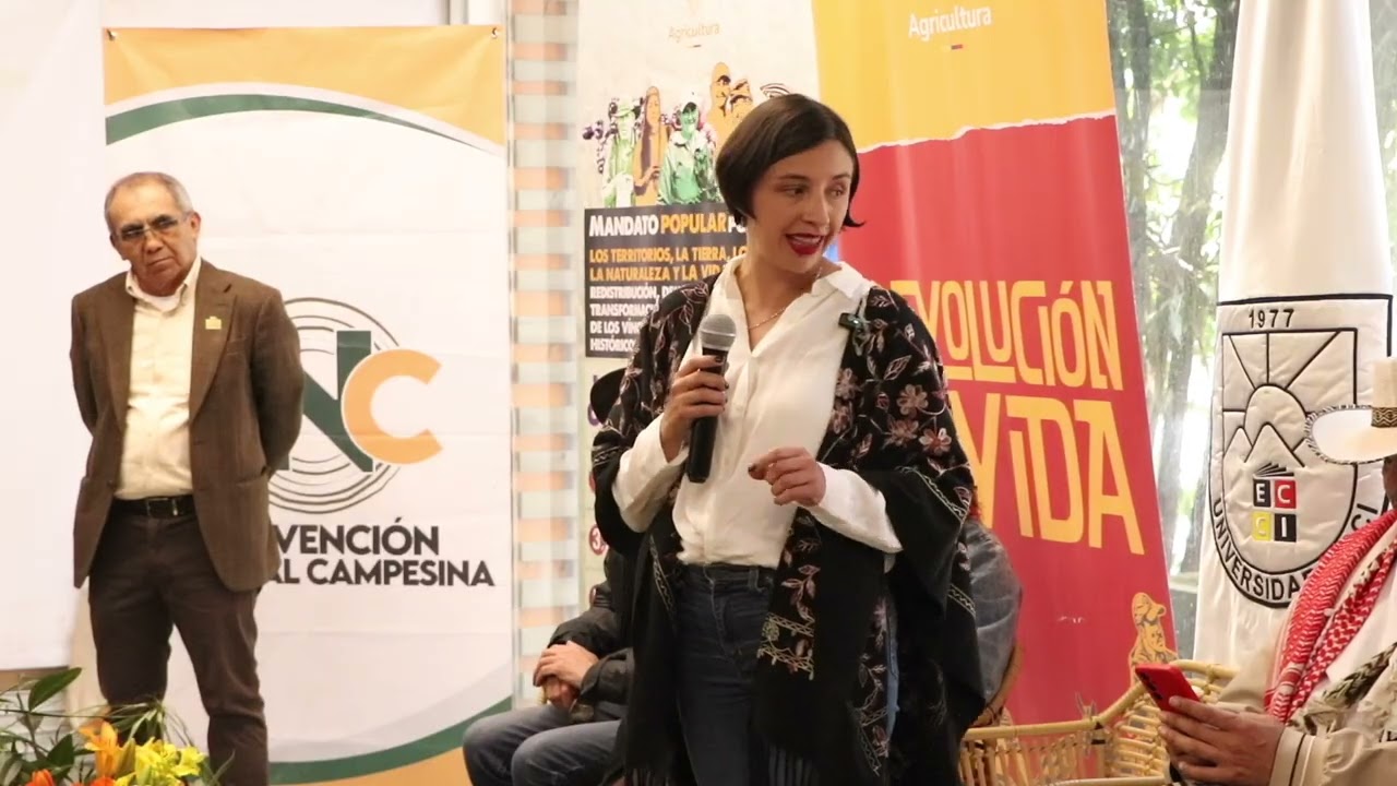 Intervención ministra Martha Carvajalino en el Encuentro Nacional Campesino por la Reforma Agraria