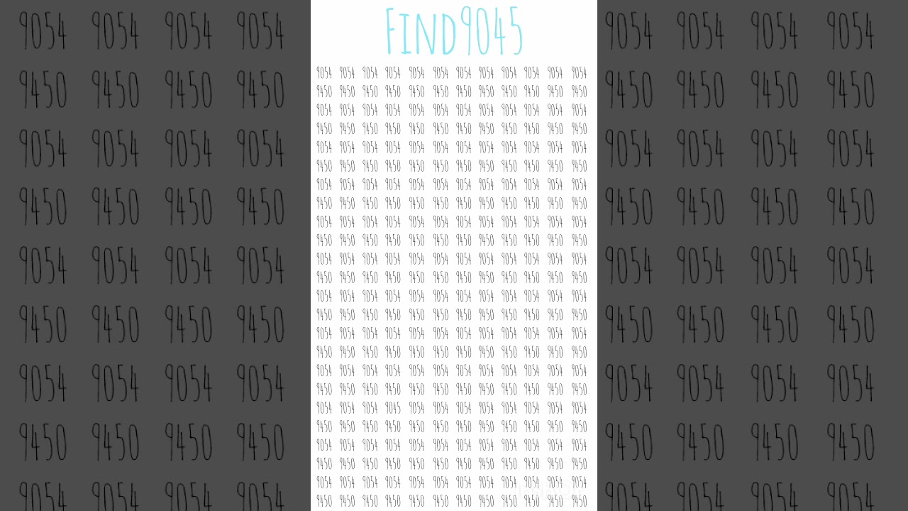 challenge your self to stop 9045 in 5 seconds #shortvideo #maths #lottery #puzzle #viralvideos