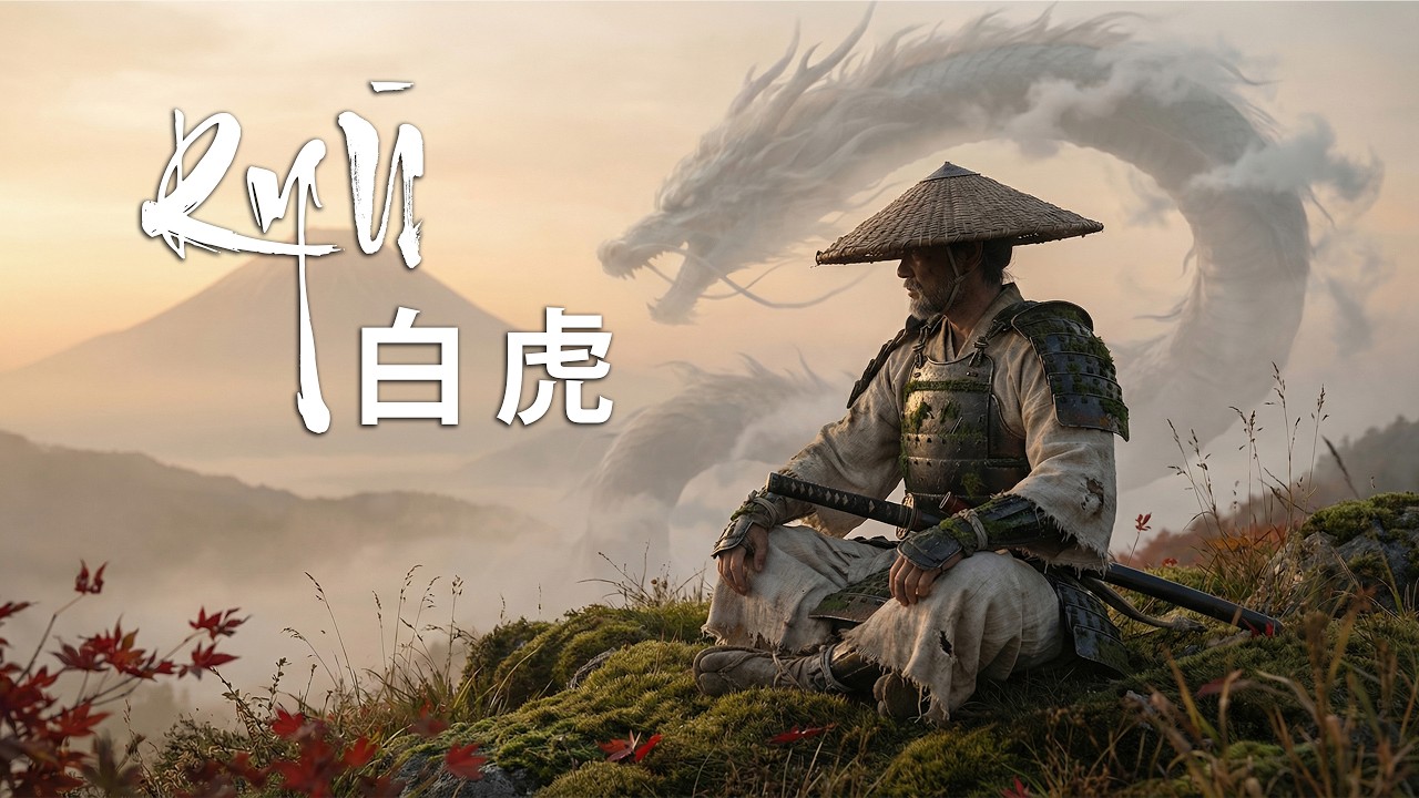RYŪ 龍 | Japanese Zen Samurai Ambience for Strength, Focus & Peace ️🎧 3H Relaxing Music