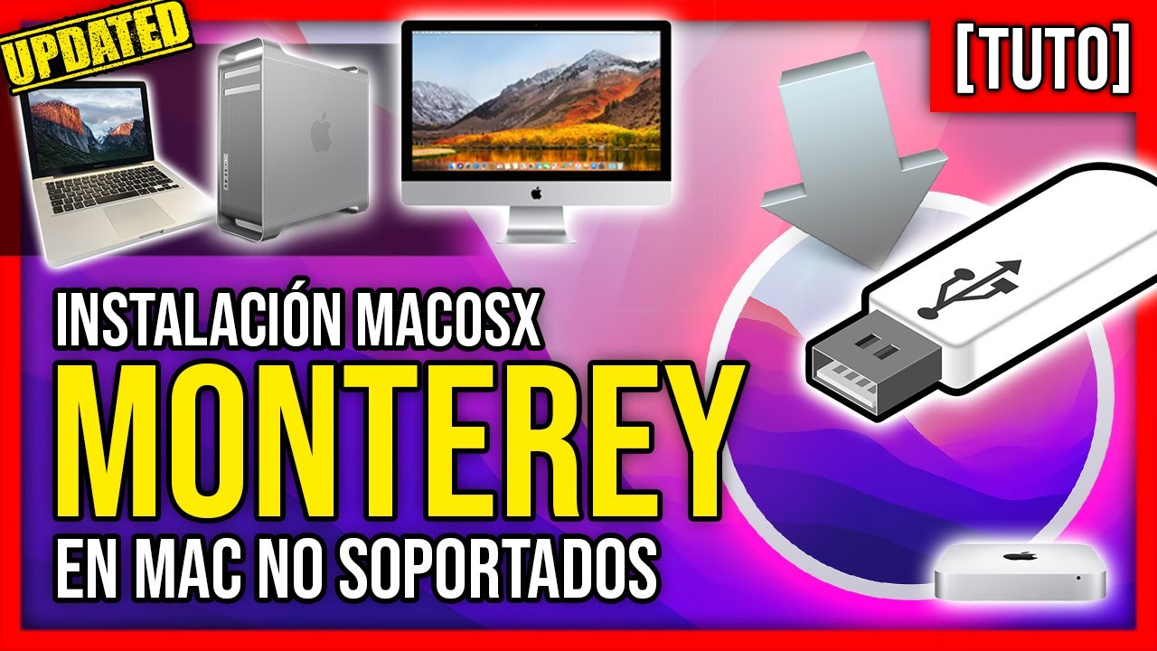 [TUTORIAL] INSTALAR macOS Monterey en Apple Mac NO SOPORTADO: iMac, MacBook PRO, Mac Mini. OCLP 0.6