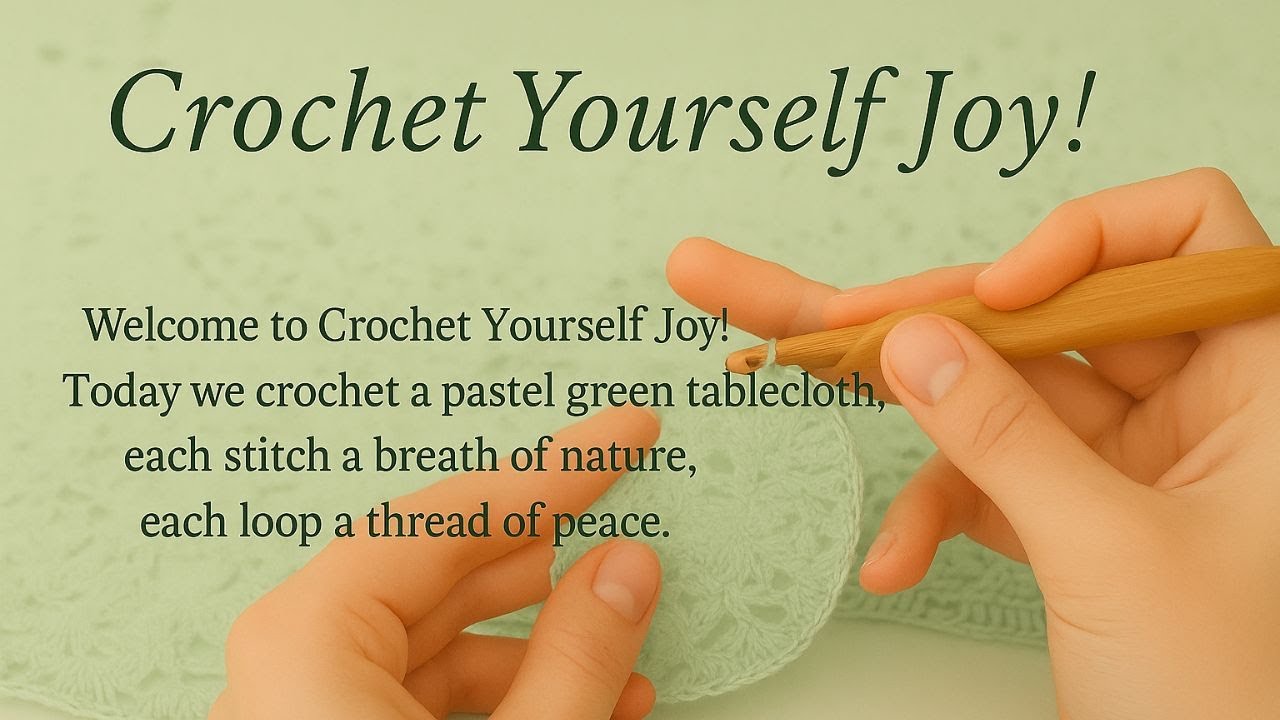 Crochet in bloom &ndash; with PINK ICE PLANTS 🌸 | Silent & Mindful Crochet Meditation 🌿