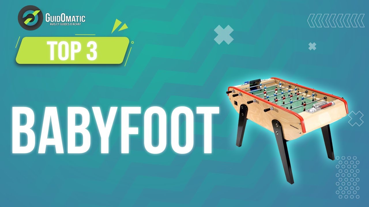 ⭐️ MEILLEUR BABYFOOT (2022) - Comparatif & Guide d'achat