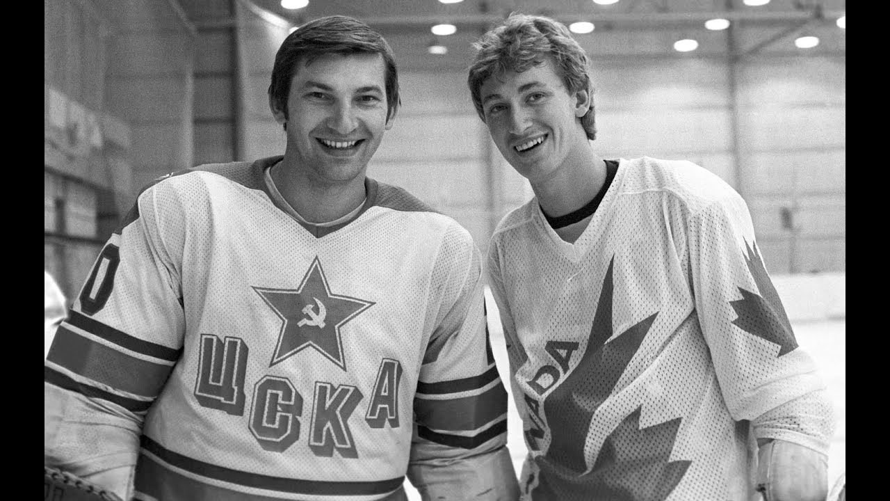 Every Wayne Gretzky's goal vs Russian goalies in NHL