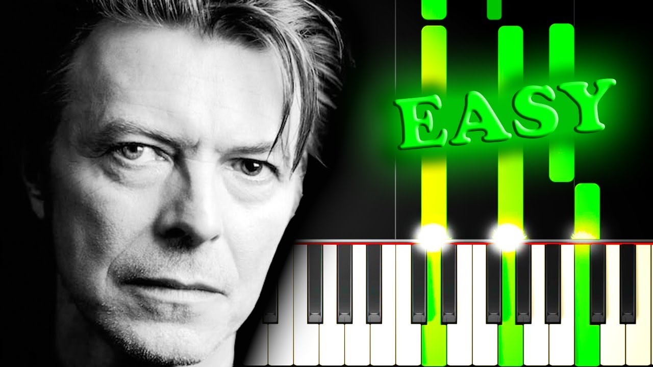 DAVID BOWIE - HEROES - Easy Piano Tutorial