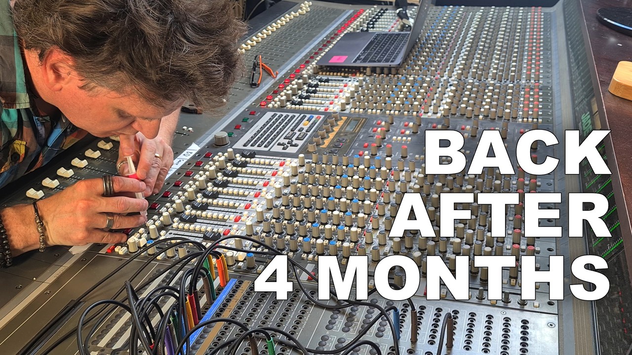 Our Vintage Analog Mixing Console Is Back  The Creative Journey Continues