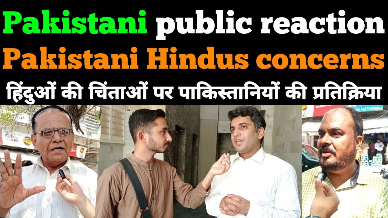 Pakistanis' reaction to Hindus' concerns. | comparison tv