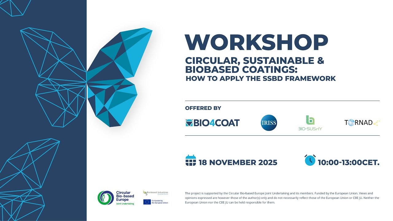 Part 1-Circular, Sustainable & Biobased Coatings: How to Apply the SSbD Framework