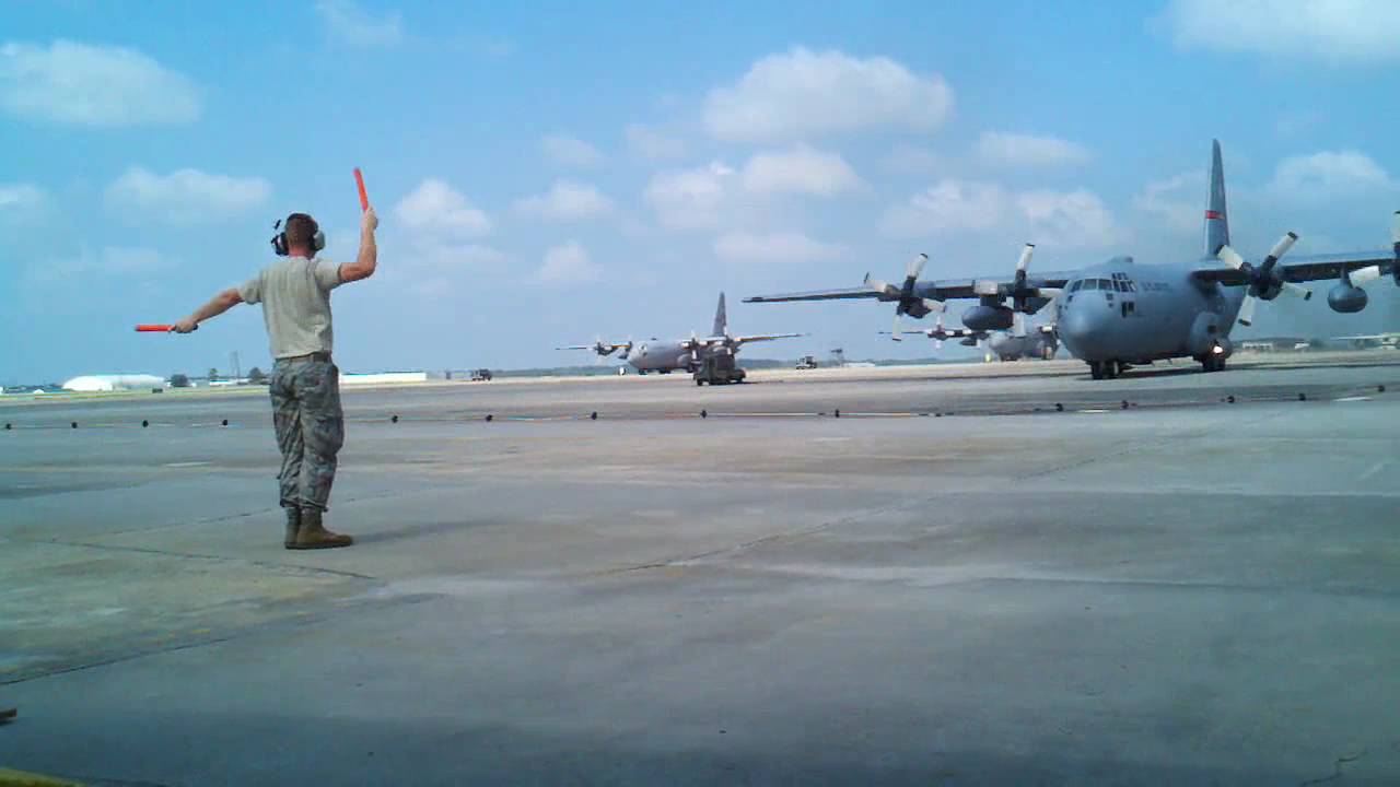 Dancing crew chief at work