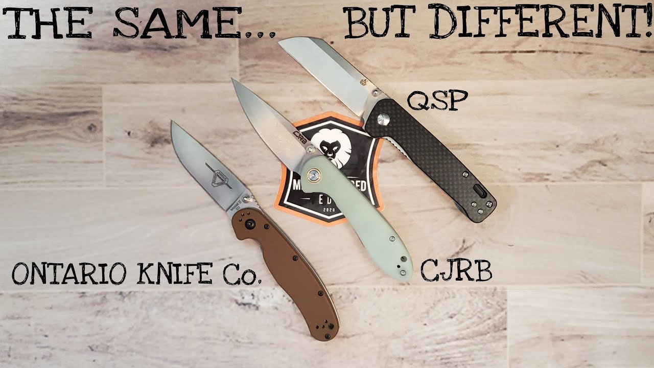 Ontario RAT 2 | CJRB Small Feldspar | QSP Penguin:  A Mild Mannered Comparison