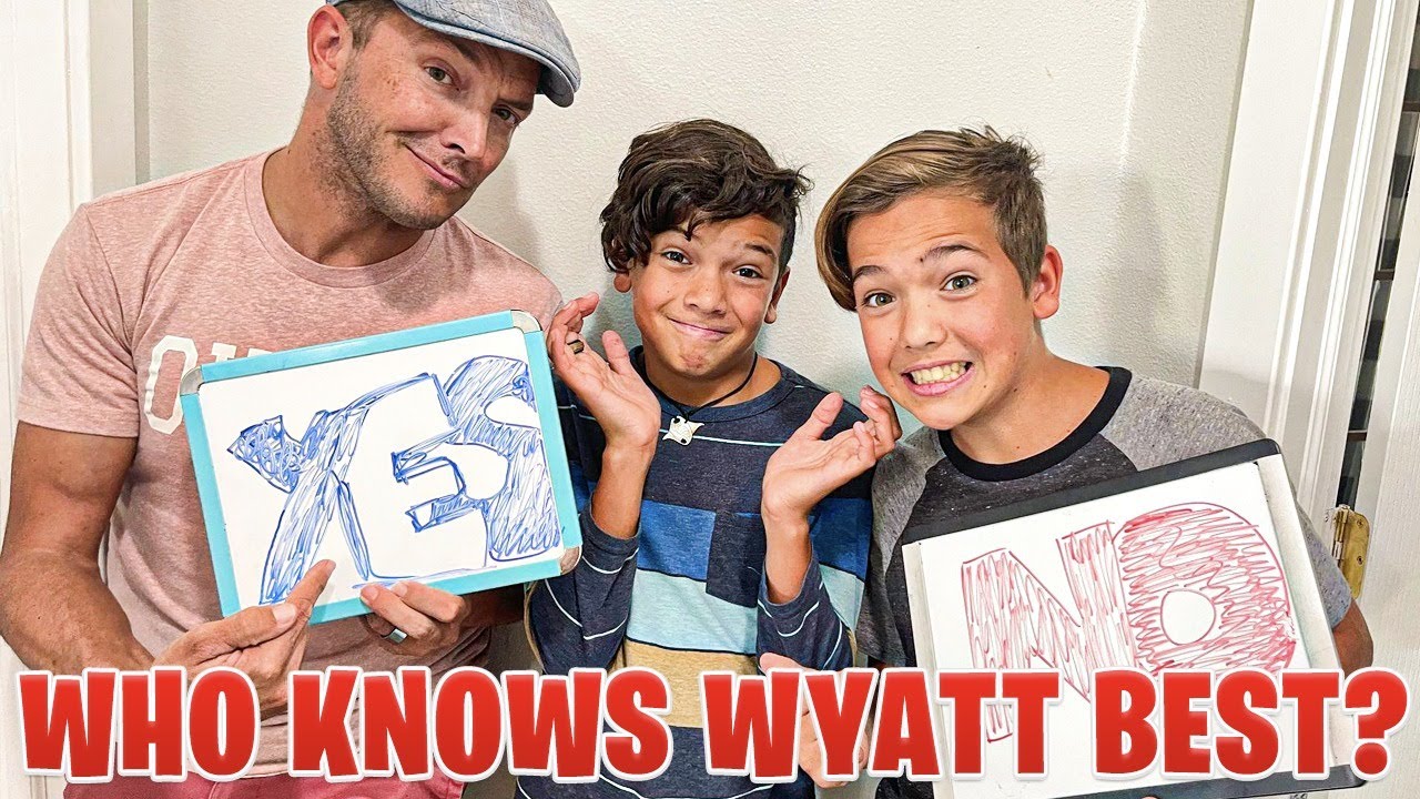 Who Know Wyatt BETTER?! (Dad vs. Shae)
