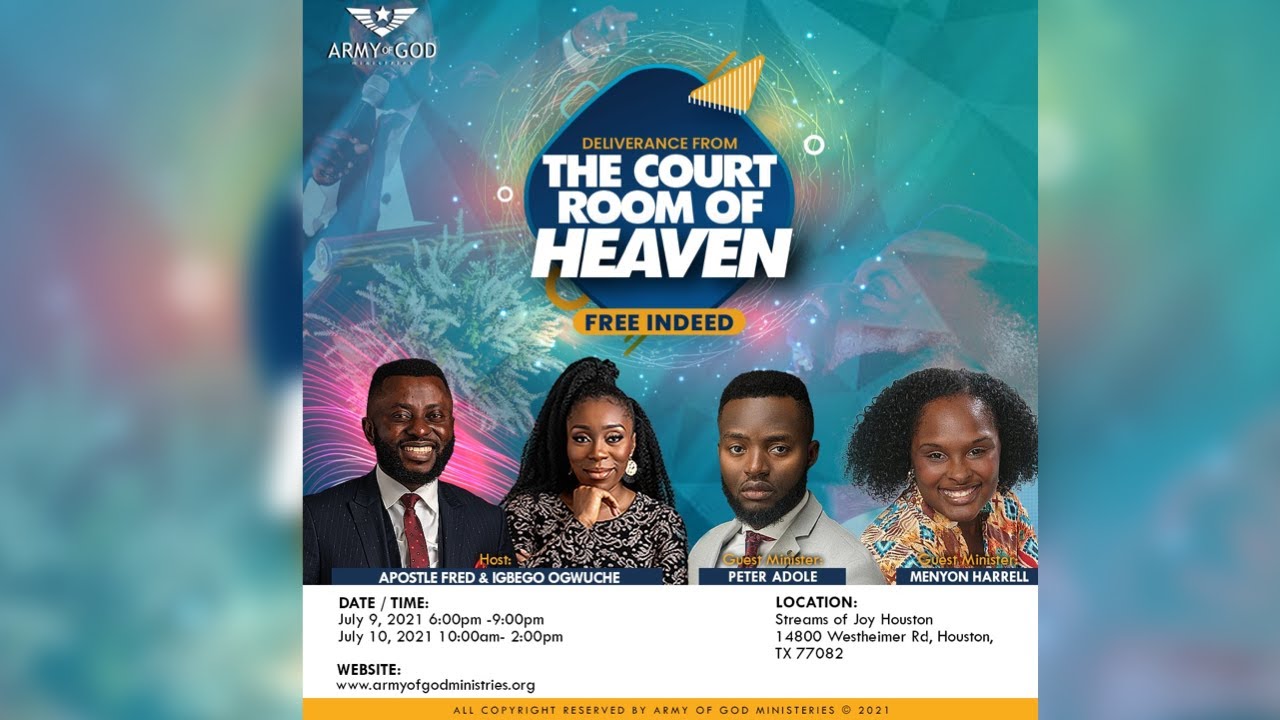 Free Indeed Conference || Deliverance From The Court Room of Heaven || DAY 1 || 09 July 2021 | AOG
