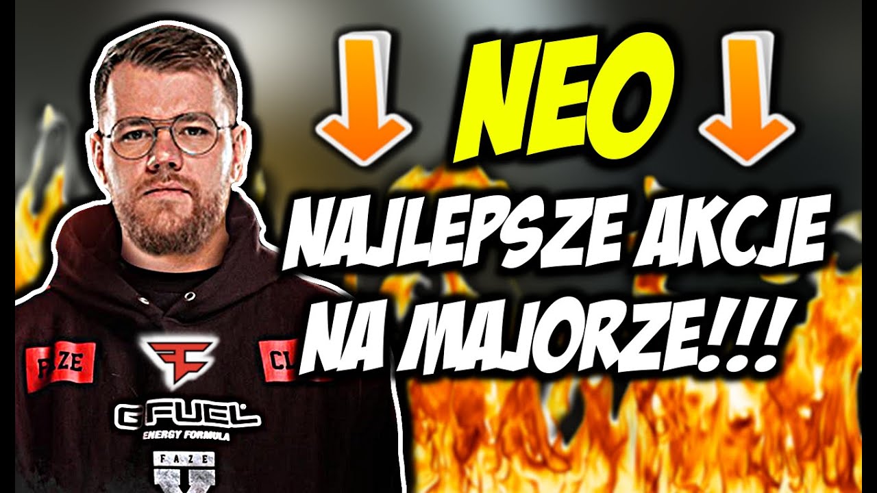 NEO NAJLEPSZE AKCJE NA MAJORZE!!! ACE, CLUTCH 1vs3, 200 IQ - Major Starladder Berlin 2019