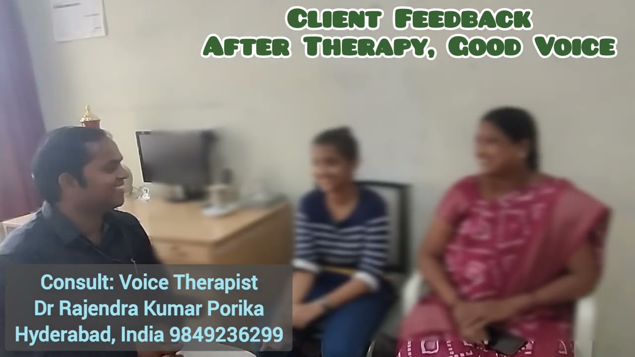 Effective Voice Therapy has Successfully treated Severe breathy Voice, loss of voice in a short time