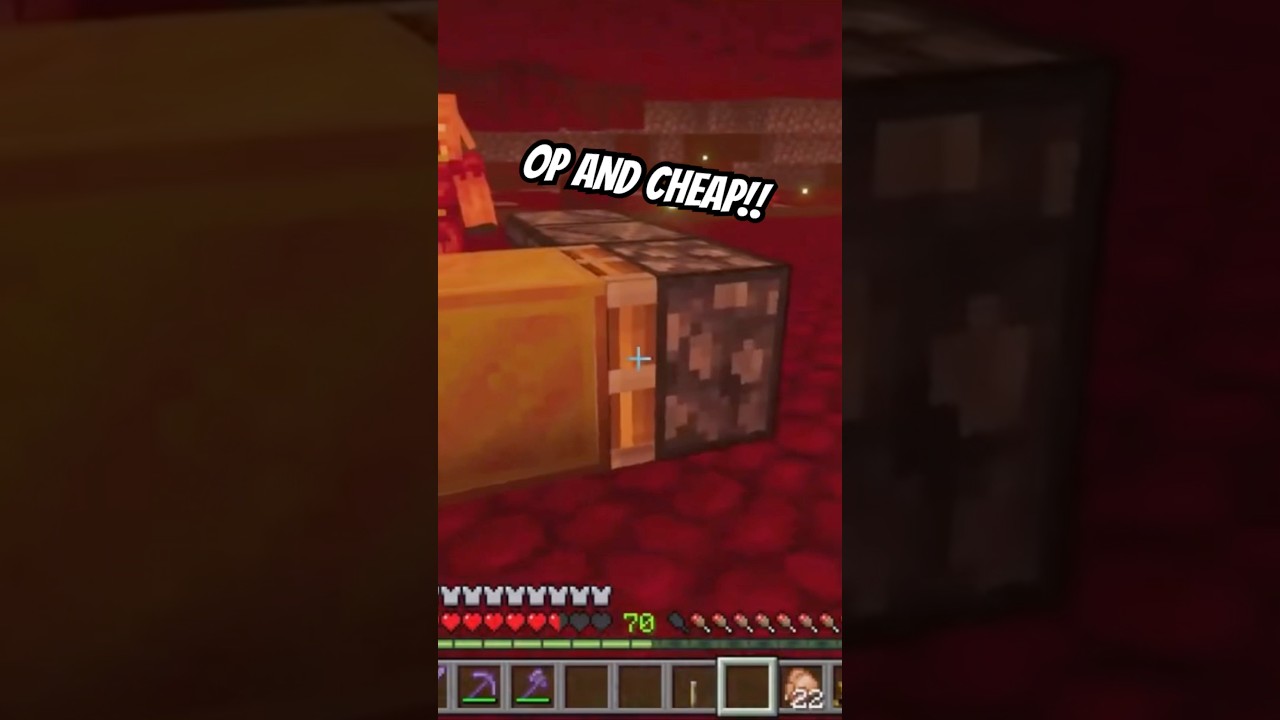 PASSIVE PIGLIN MACHINE+ AUTO TRADE SUPER CHEAP #minecraft #gaming