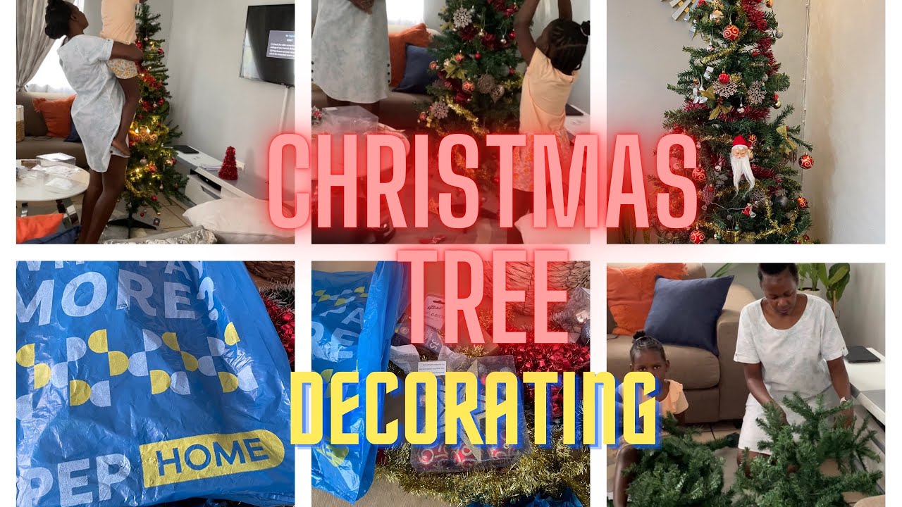 CHRISTMAS TREE DECORATE WITH ME || PEP HOME HAUL || 🇿🇦 SOUTH AFRICAN YOUTUBER