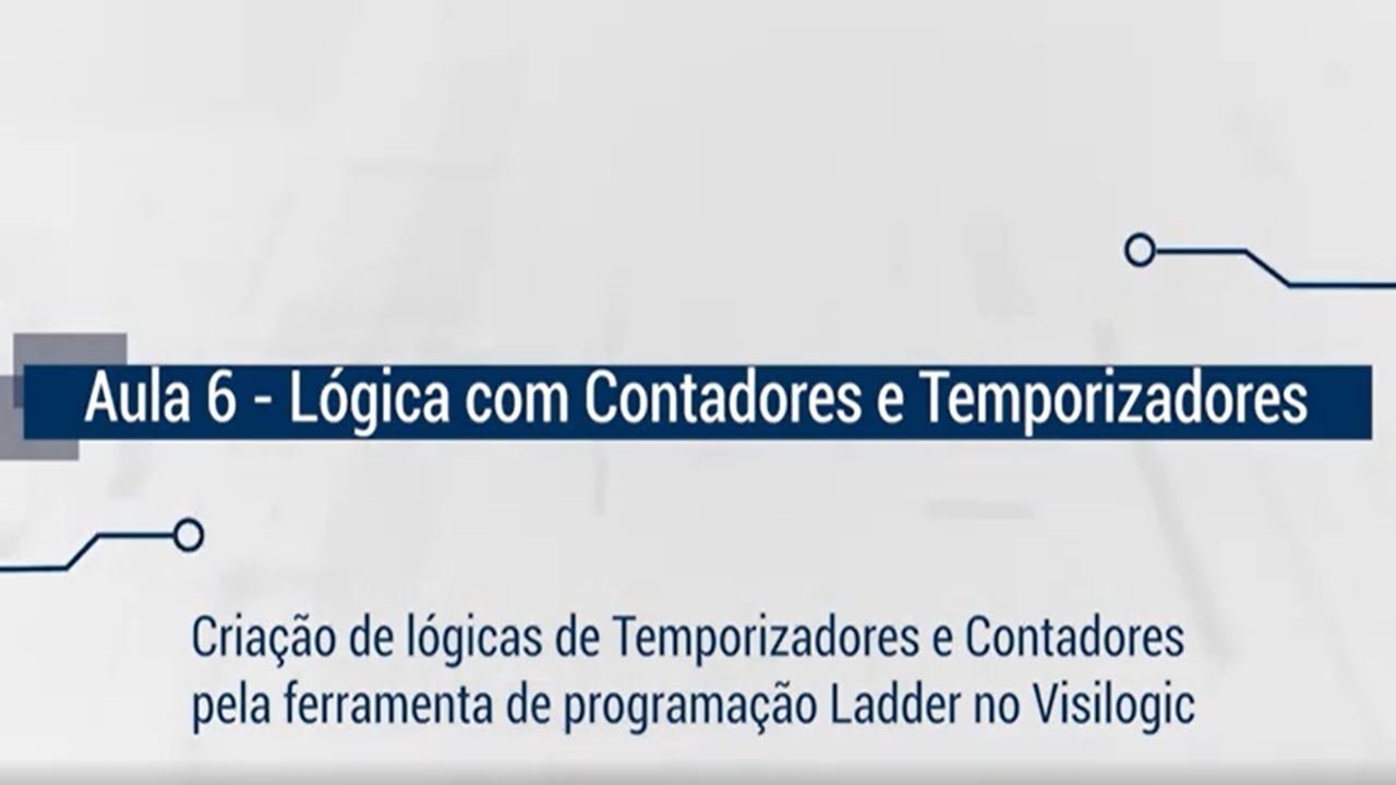 SAMBA: Família de CLPs com IHM Incorporada - AULA 6 (Lógica com Contadores e Temporizadores)