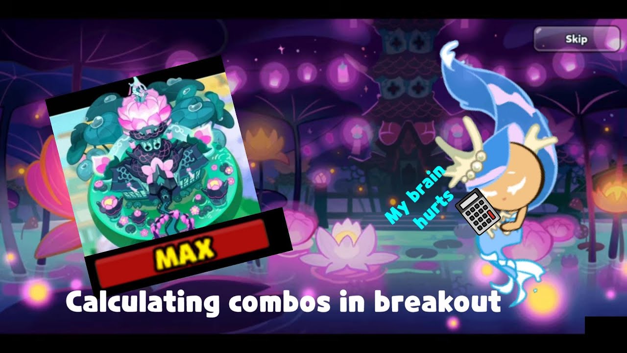 How many combinations in fragrant lotus paradise can we make (full 15 slots) (OUTDATED)|| Cookie Run