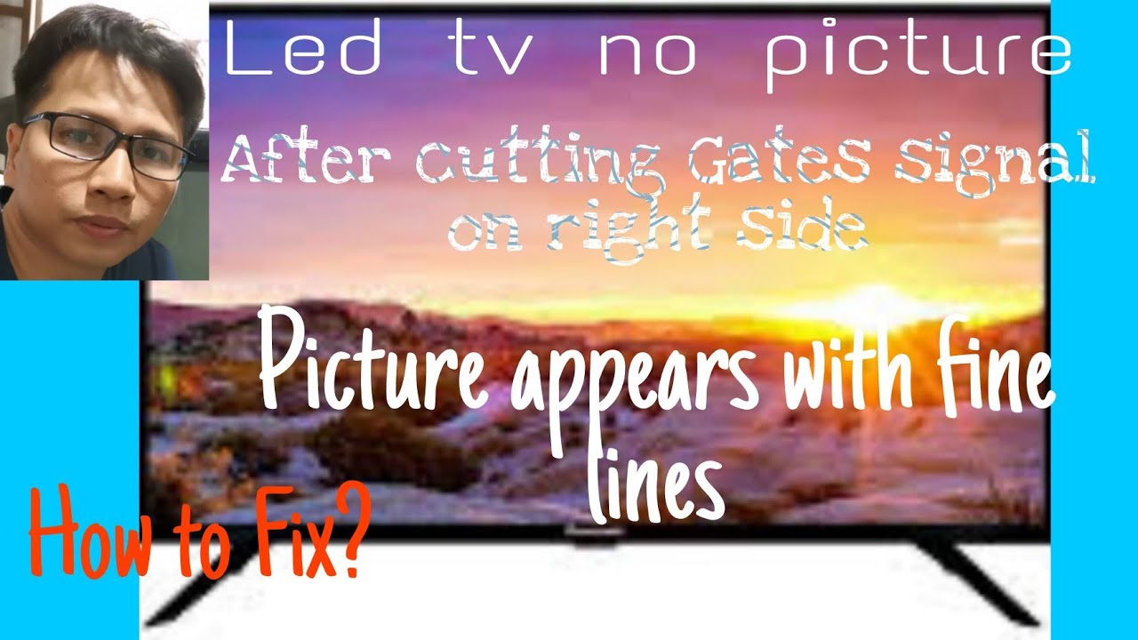 How to Fix Led tv No picture?