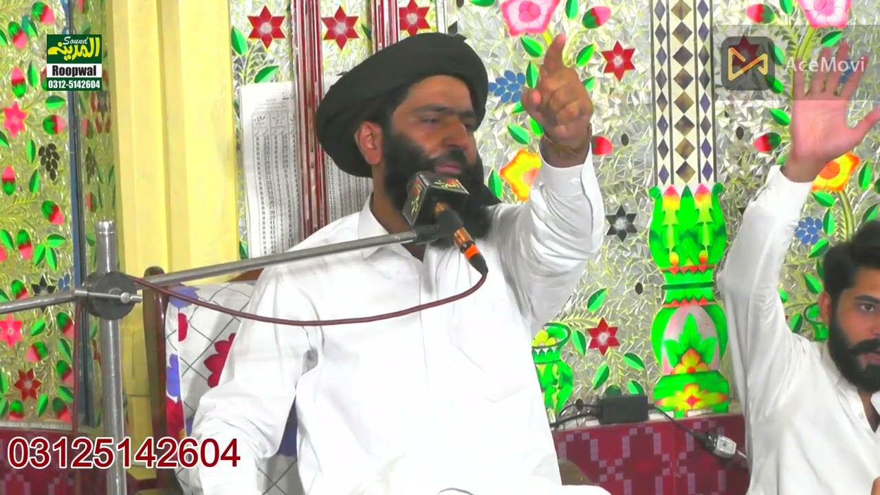 Mufti Tariq Hussain Rizvi //shoday karbala conference bilal masjid roopwal// Almadina sound roopwal