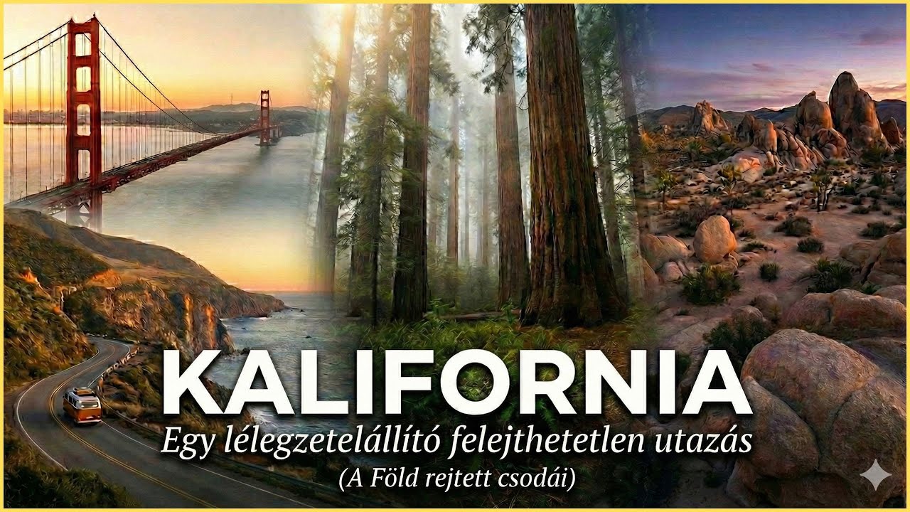 KALIFORNIA: Egy l&eacute;legzetel&aacute;ll&iacute;t&oacute; felejthetetlen utaz&aacute;s (A F&ouml;ld rejtett csod&aacute;i)