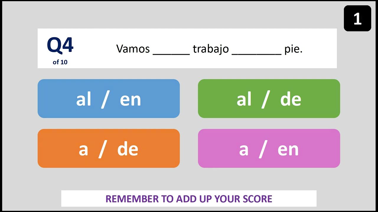 Spanish Level Test | A2 Level | Test Your Spanish Level