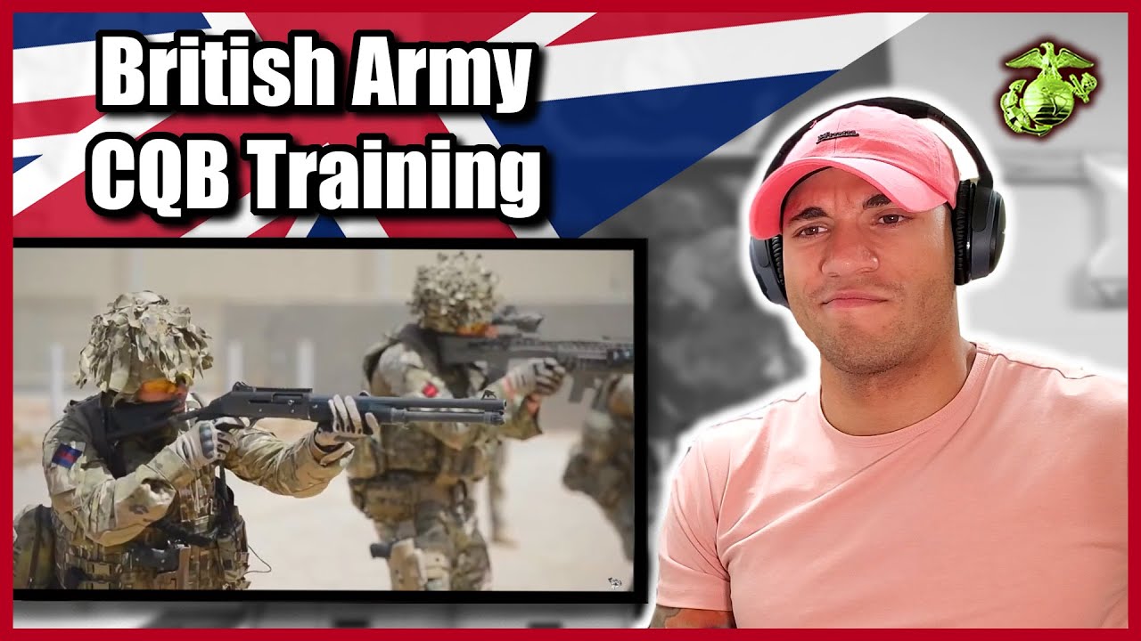 US Marine reacts to British Army CQB Training