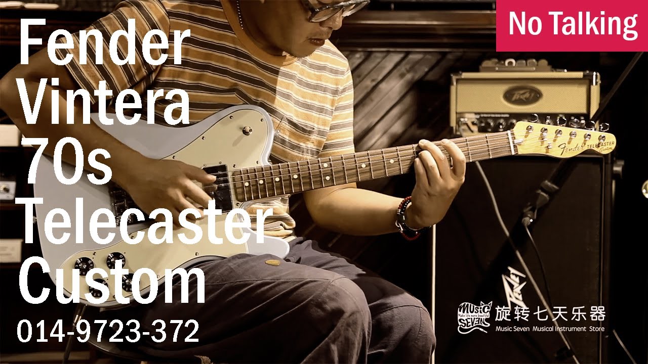 Fender Vintera 70s Telecaster Custom | 014-9723-372 | No Talking