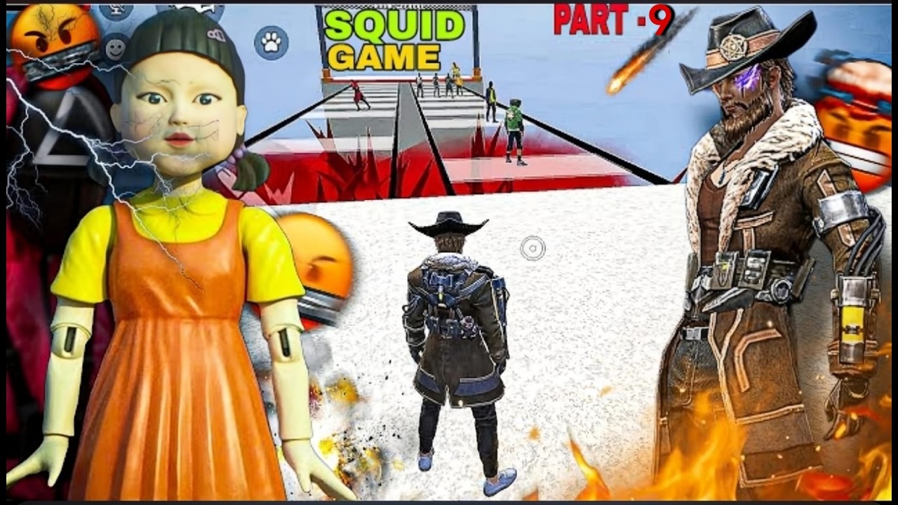 SQUID GAME CHALLANGE 🔥 P-9 | GARENA FREE FIRE