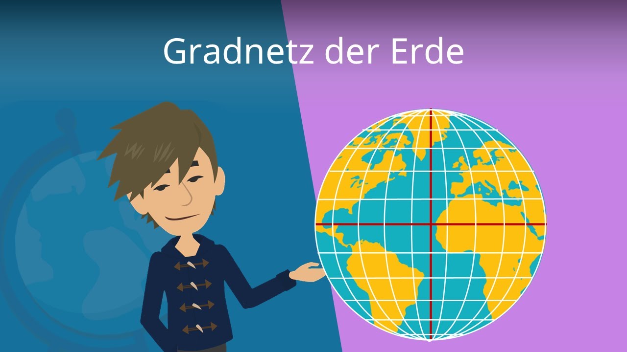 Gradnetz der Erde: Koordinaten und mehr! -- Studyflix