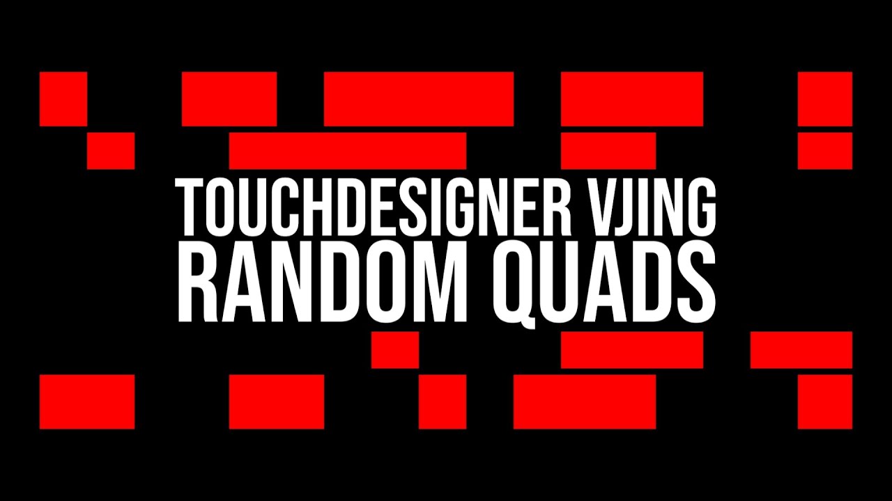 Random Grid Tutorial - Touchdesigner VJ Beginner