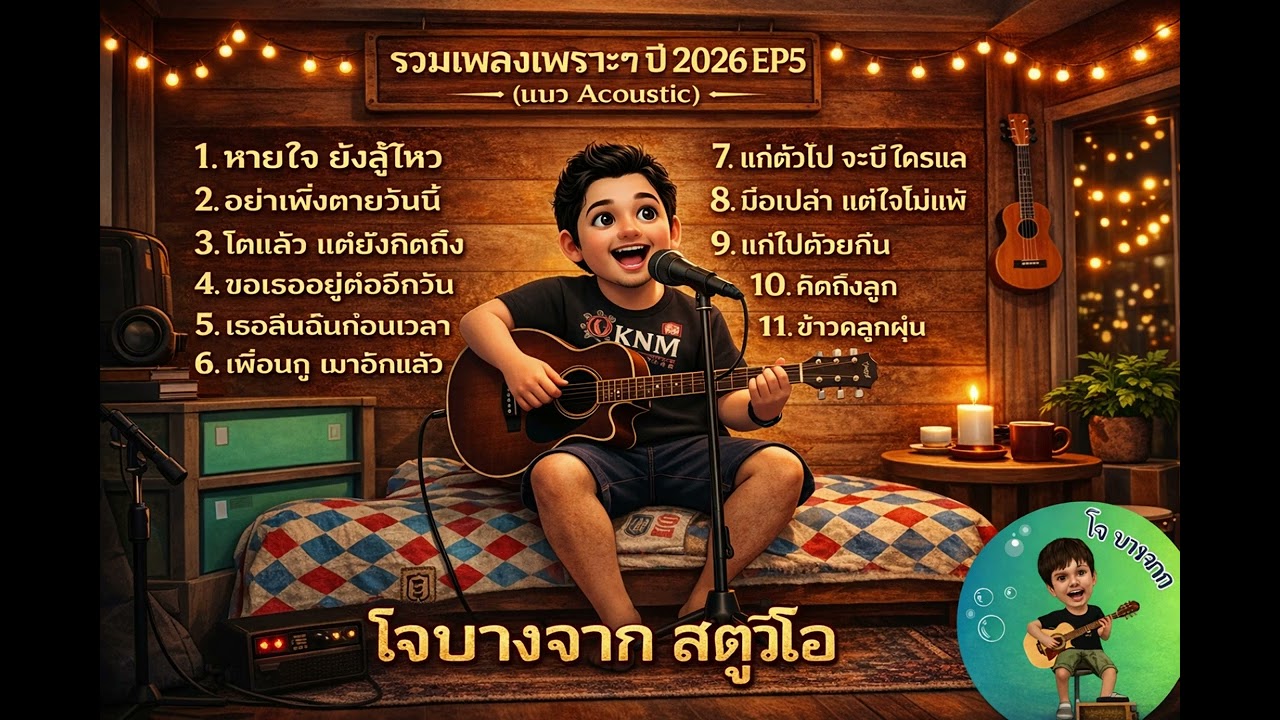รวมเพลงเพราะๆ ปี 2026 EP5 (แนว Acoustic) - โจบางจาก สตูดิโอ