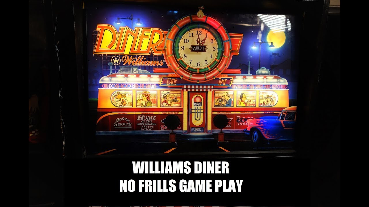 1990 Williams Diner no frills game play