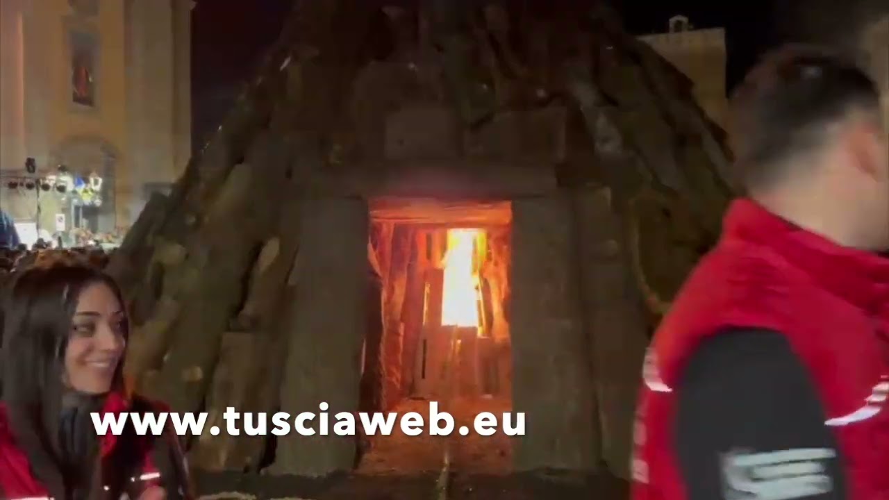 Il focarone di Sant'Antonio Abate a Bagnaia