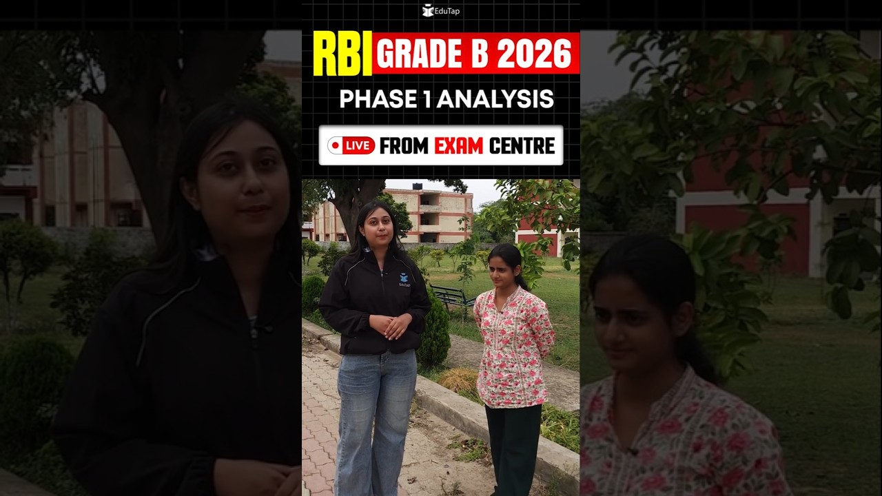 RBI Grade B 2026 Phase 1 Analysis | Live From Exam Centre | RBI Grade B Prelims Paper Review