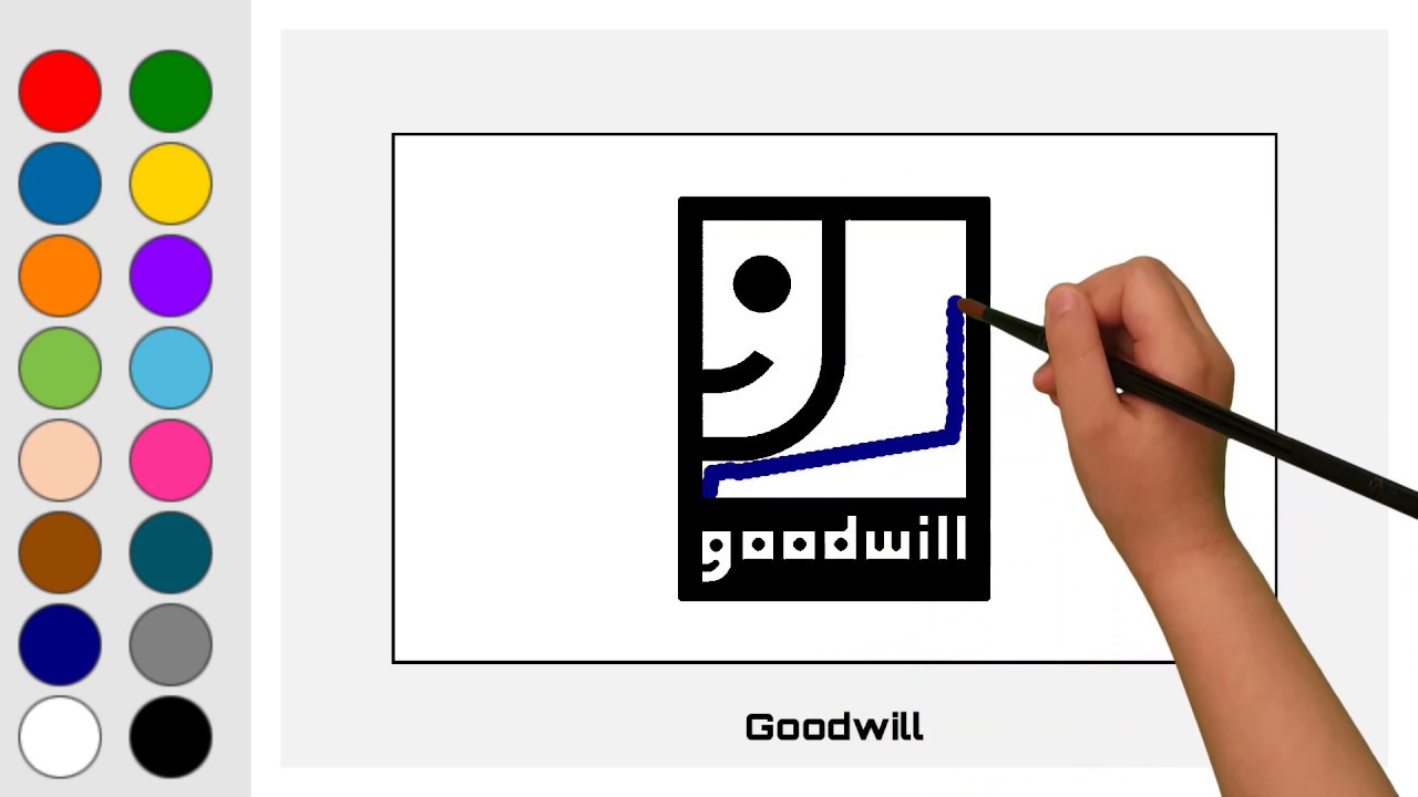 Coloring Goodwill Logo
