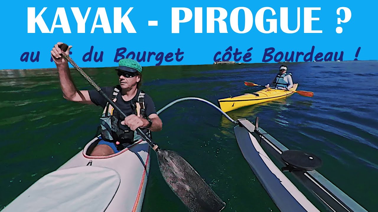 KAYAK PIROGUE : lac du Bourget - côté Bourdeau été 2023