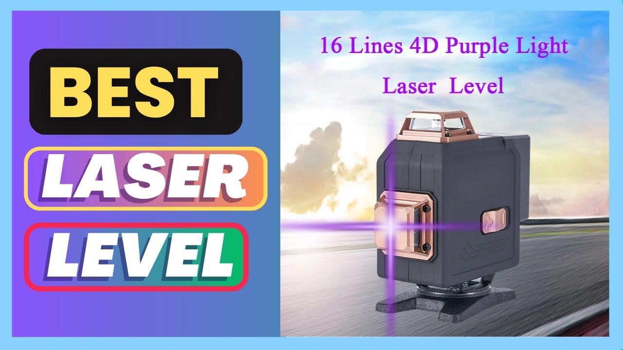 Best Laser Level 3D 4D 8/12/16 Line Powerful Purple Light