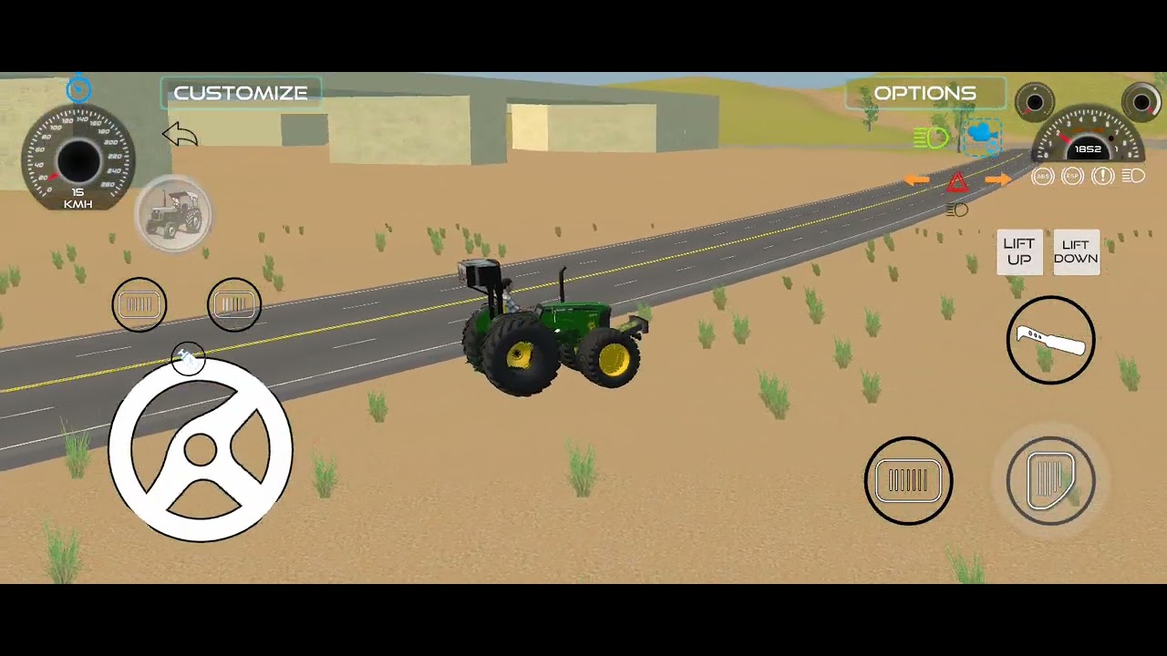 #trending #open #lion #nishudaswal #tractor #viral #video