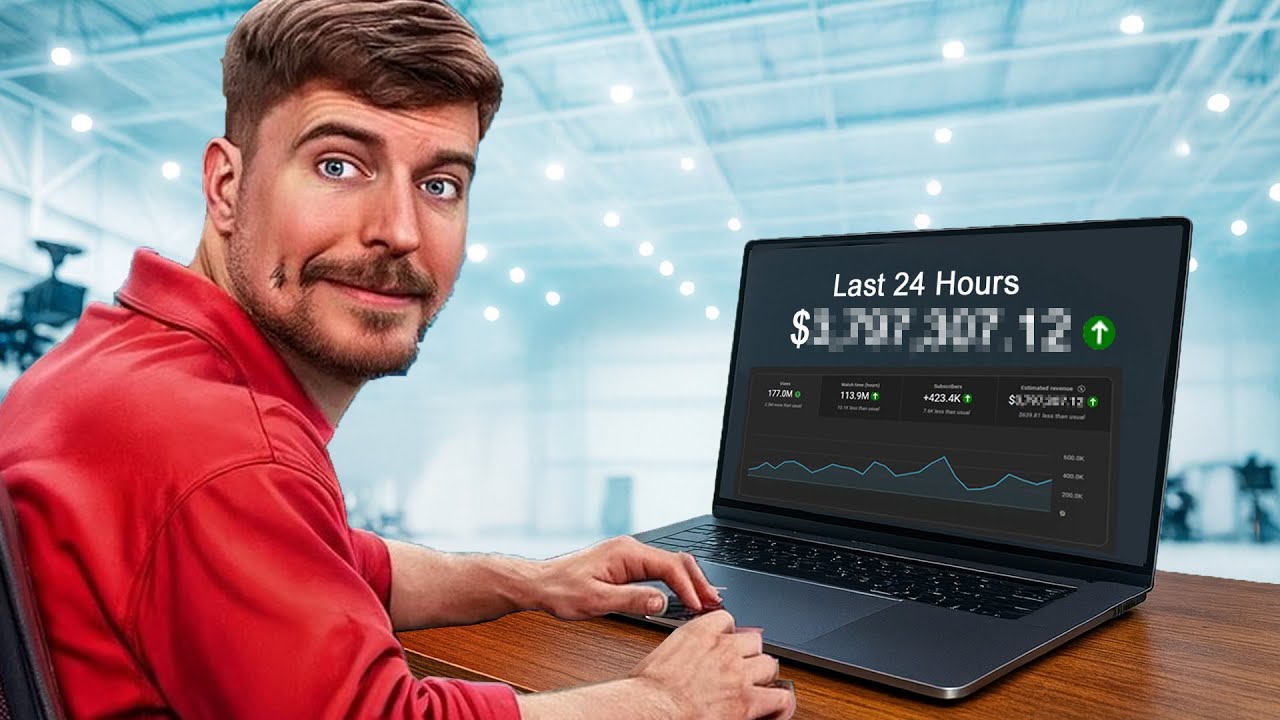 Сколько зарабатывает MrBeast в день?