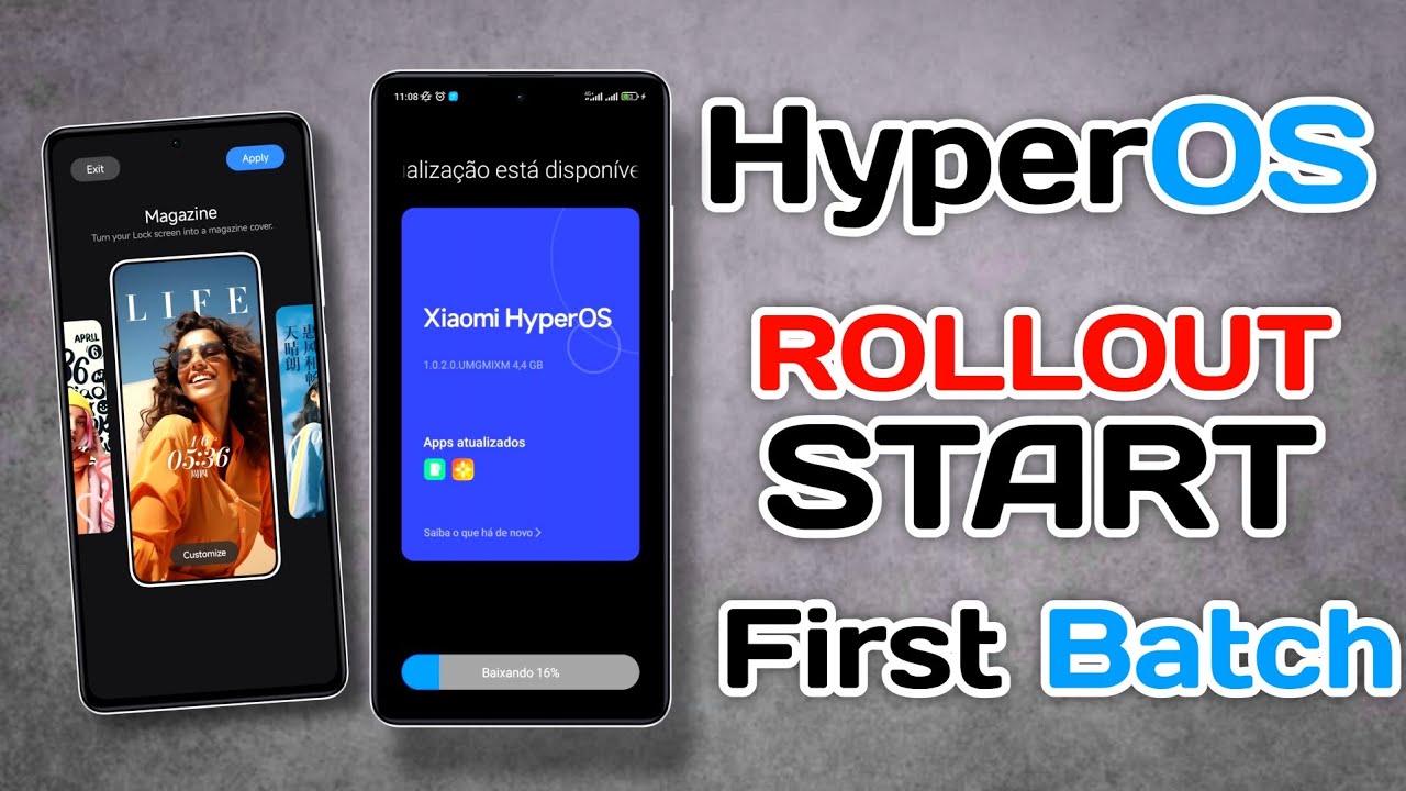 Official Xiaomi HyperOS Global Stable Rollout Started - HyperOS First Batch Poco,Redmi & Xiaomi