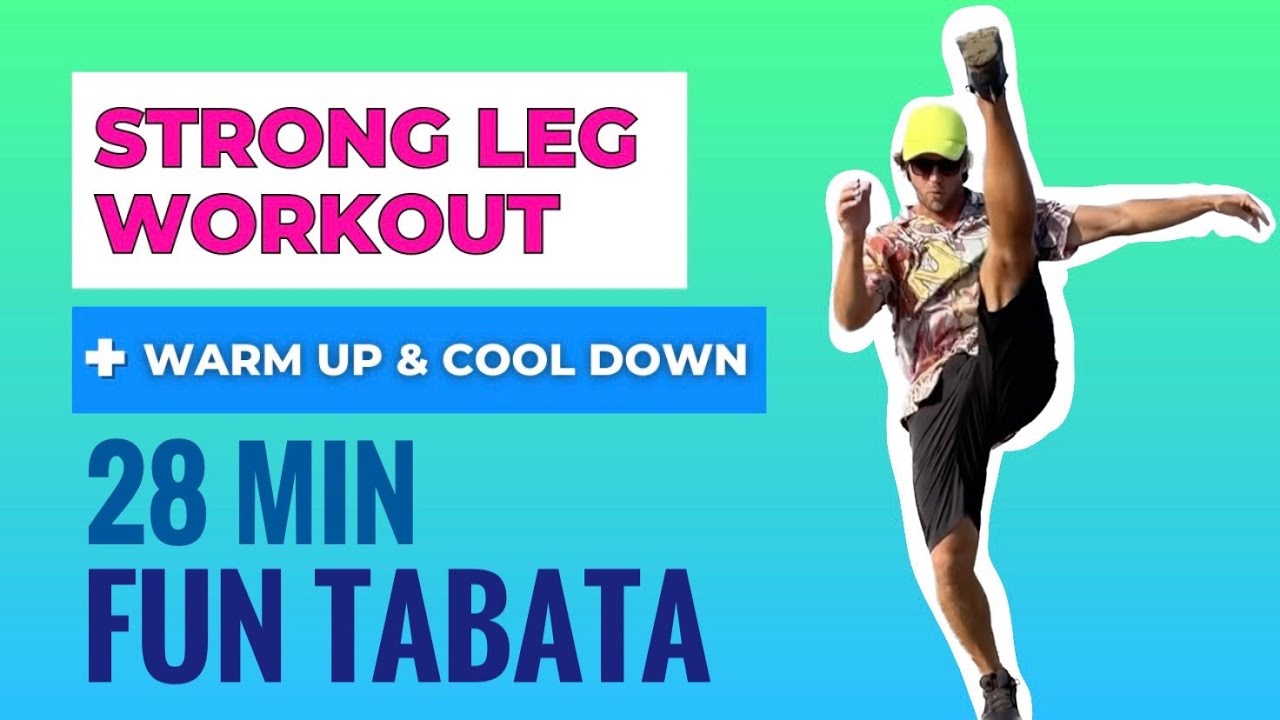🔥28 MIN STRONG LEG WORKOUT🔥FUN TABATA 🔥BURNING CALORIES