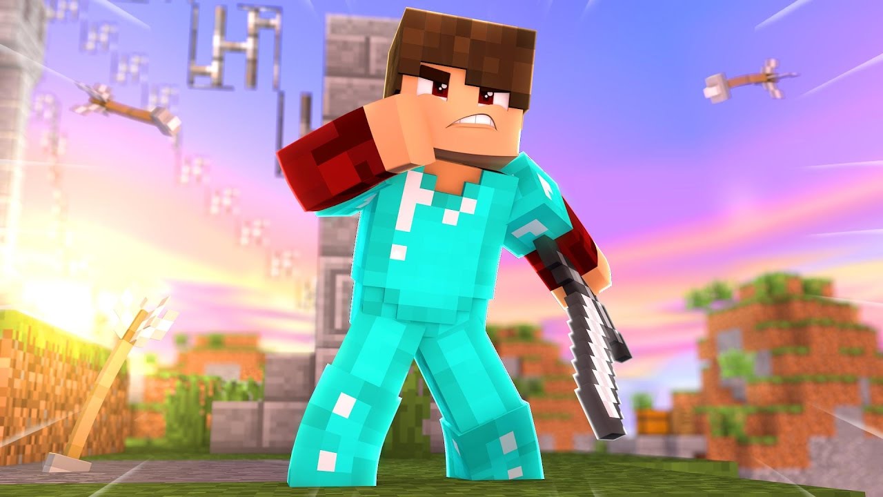 Minecraft SKYWARS - VOLTEI A JOGAR