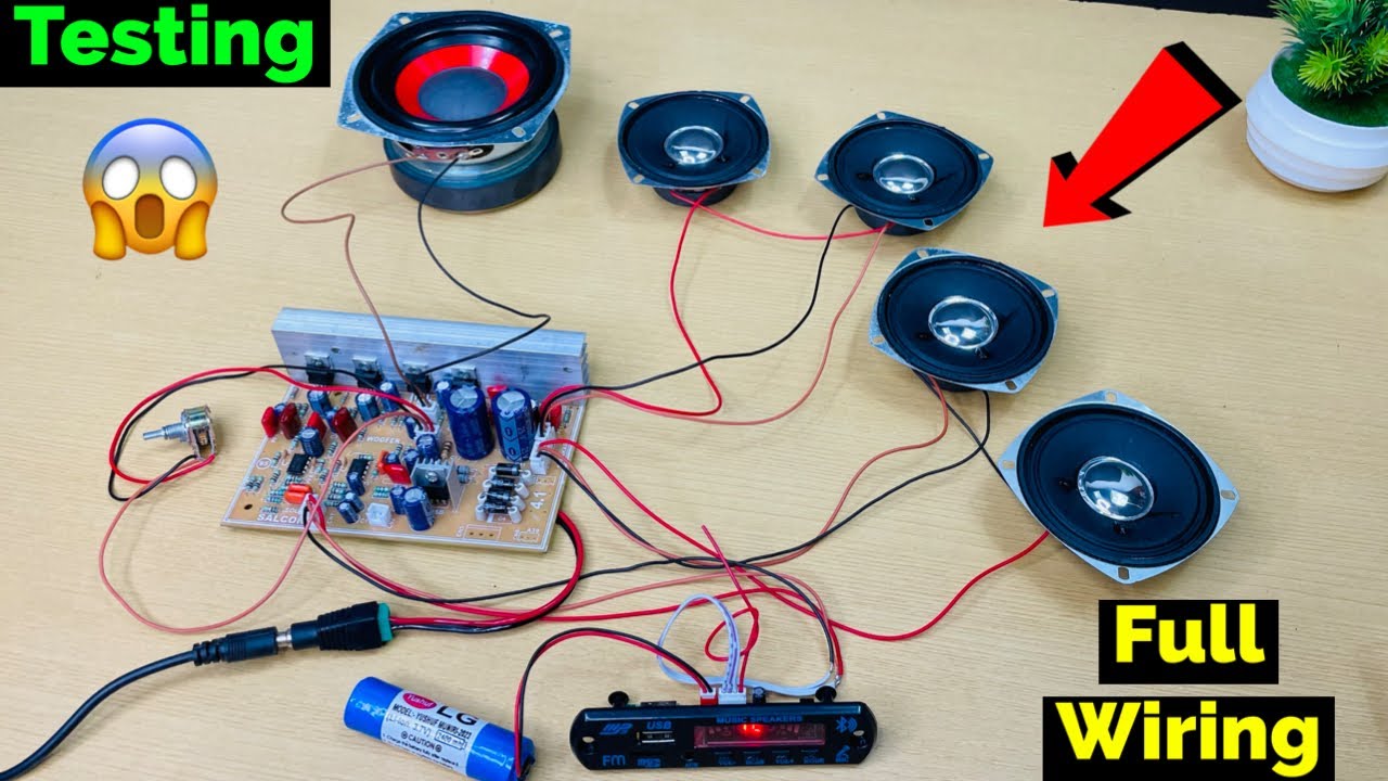 TDA 2030 Board Full wiring & Testing | @Electronicsproject99