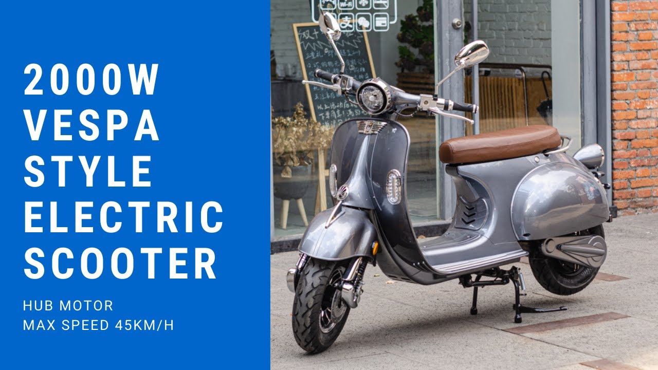 LinksEride Scooter in China 2000W Vespa Style Electric Scooter Intro