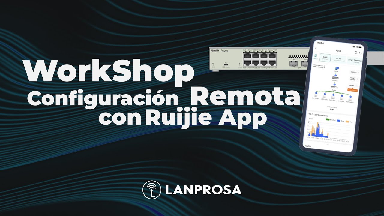 Curso práctico y fácil | |Configuración Remota con Ruijie App - Lanprosa #cctv #redes