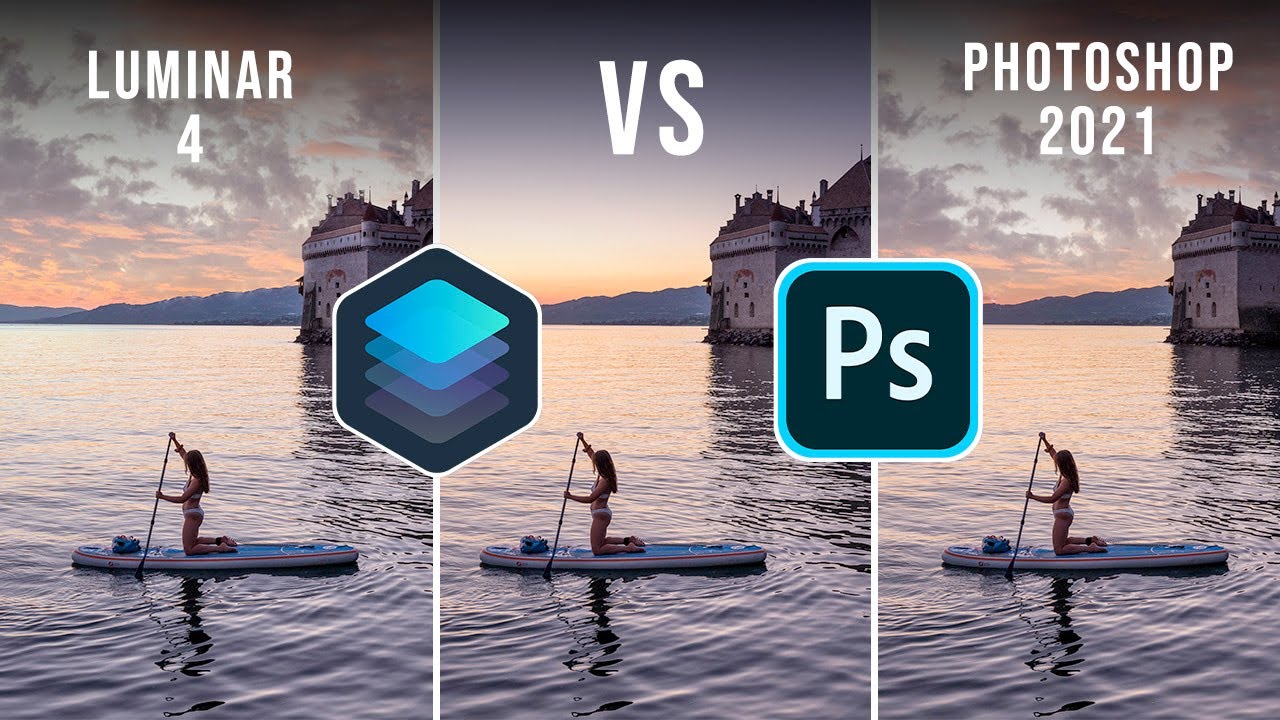 Remplacement  de ciel avec PHOTOSHOP VS LUMINAR 4