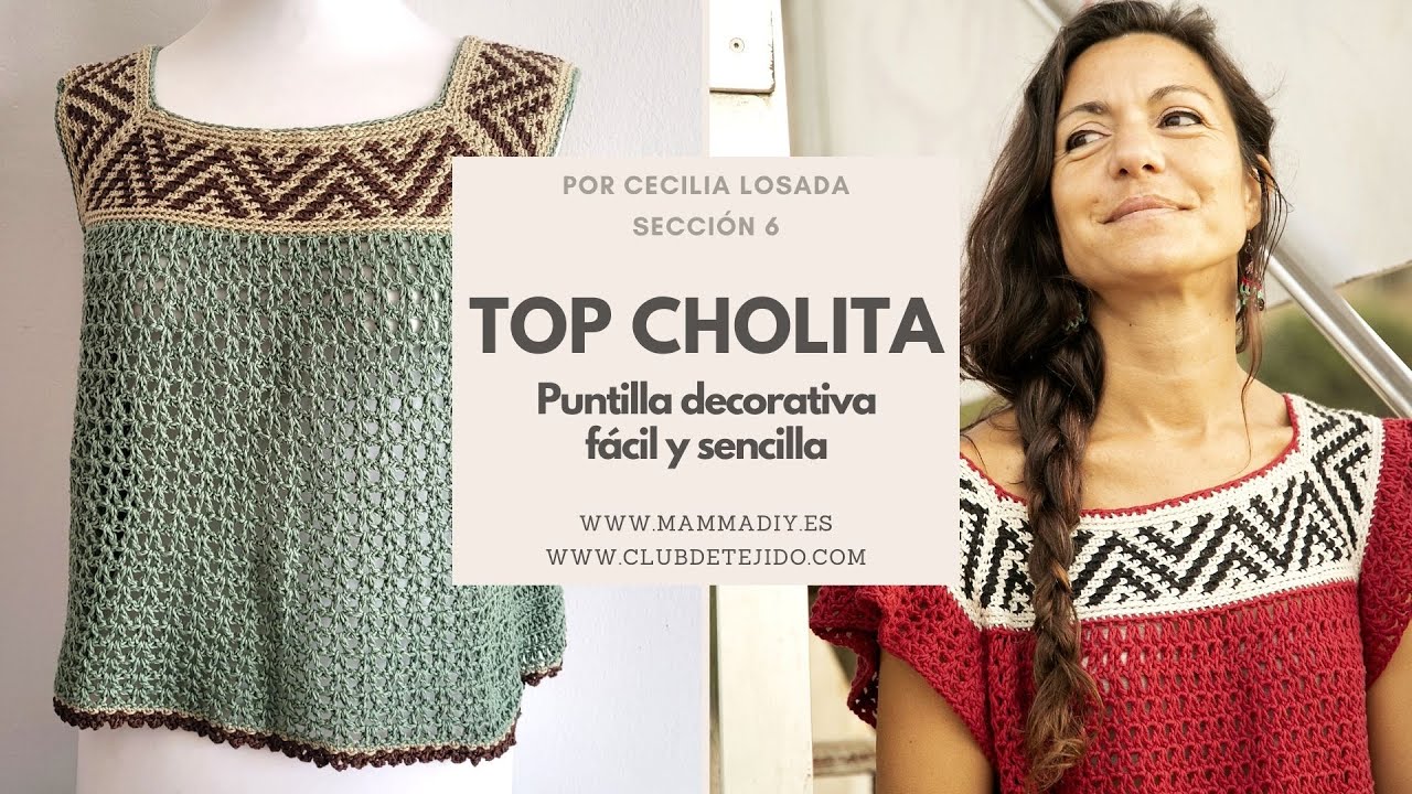 C&oacute;mo tejer una puntilla f&aacute;cil y sencilla a Ganchillo Crochet para todos tus tejidos
