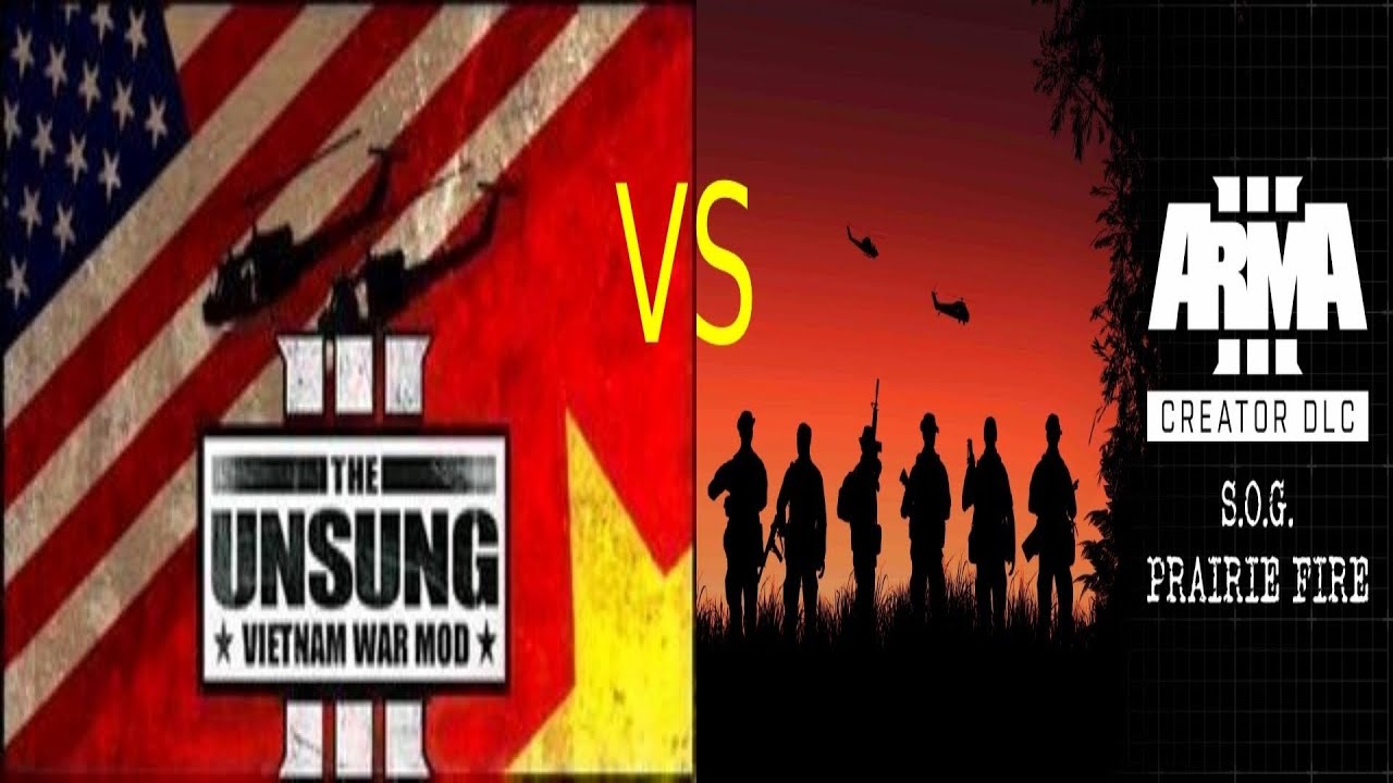 SOG Prairie Fire VS Unsung Weapon Comparison
